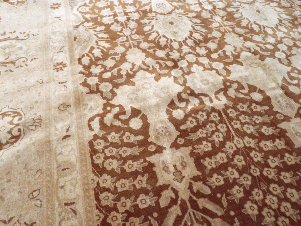 Vintage Persian Tabriz Carpet, No.14177 - Gss