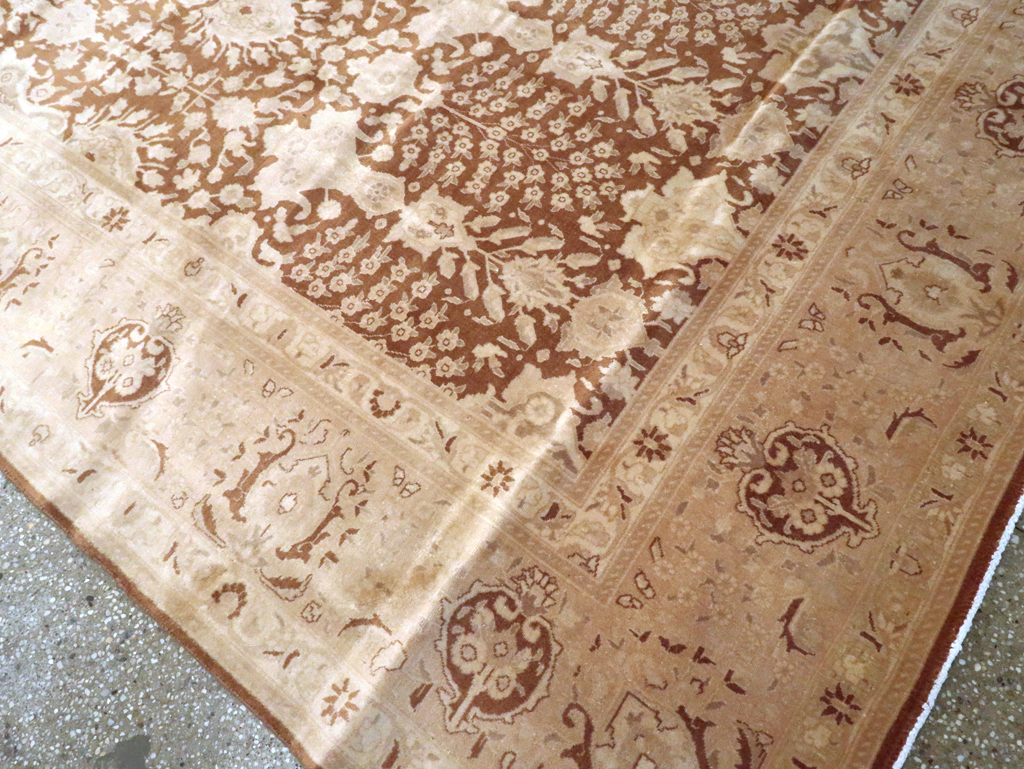 Vintage Persian Tabriz Carpet, No.14177 - Gss