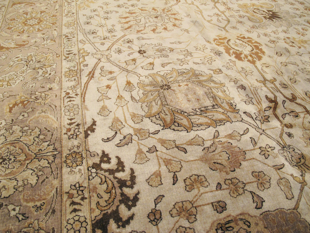Vintage Persian Tabriz Carpet, No.14183 - Gss