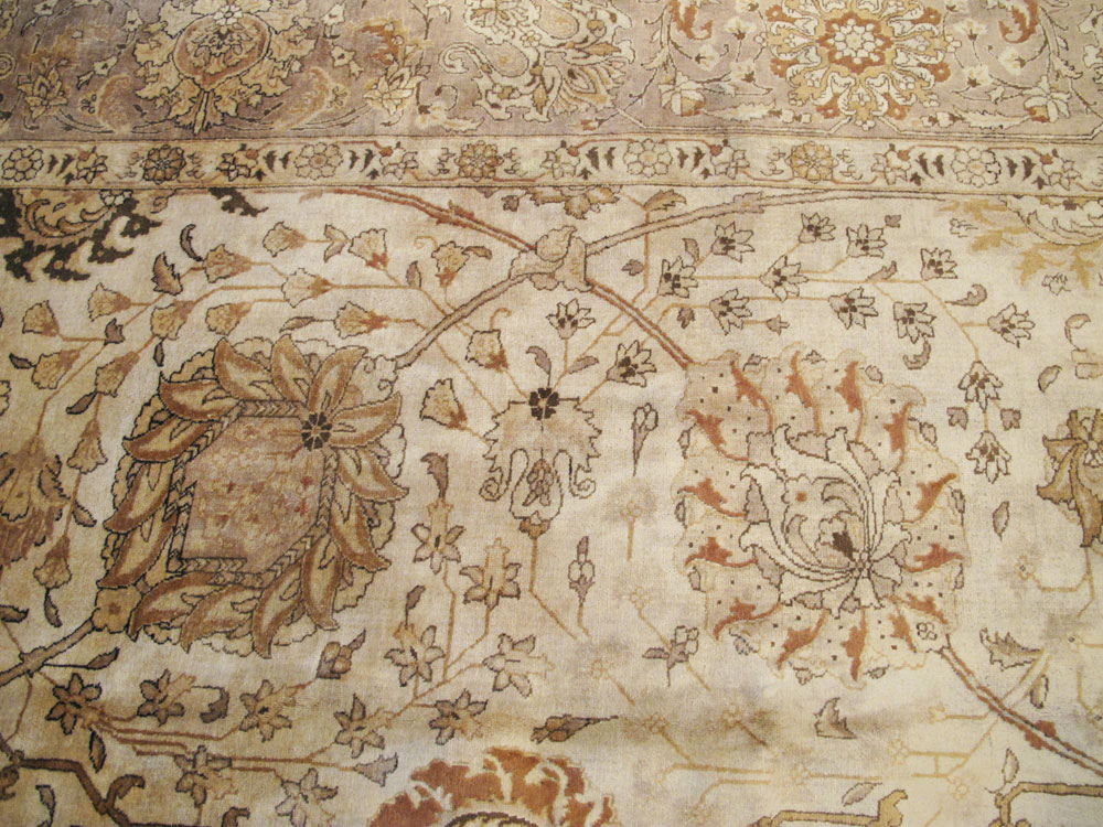 Vintage Persian Tabriz Carpet, No.14183 - Gss