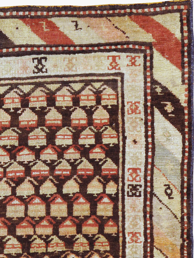 Antique Persian Kurd Rug, No.14205 - Gss