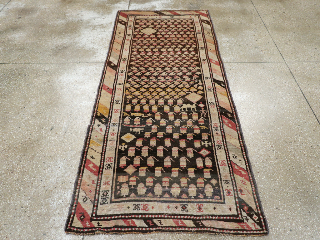Antique Persian Kurd Rug, No.14205 - Gss