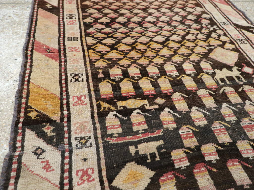 Antique Persian Kurd Rug, No.14205 - Gss