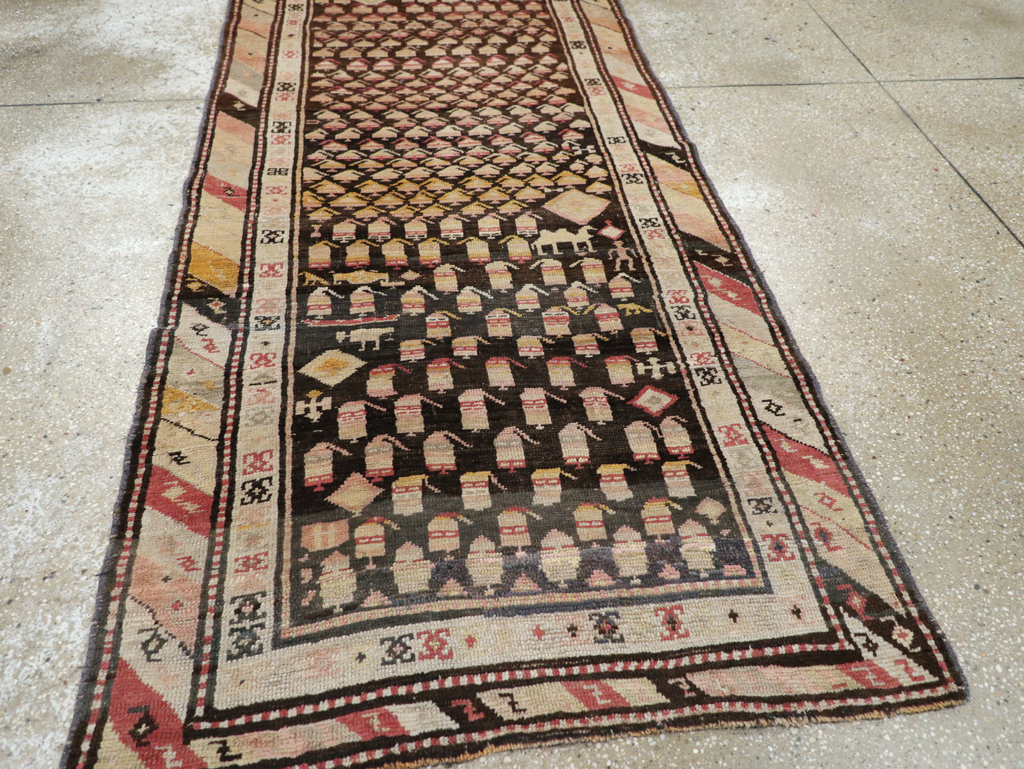 Antique Persian Kurd Rug, No.14205 - Gss