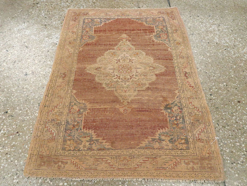 Vintage Turkish Kayseri Rug, No.14231 - Gss