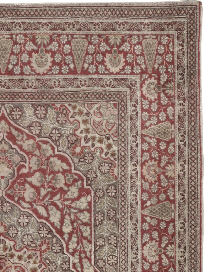 Antique Persian Tabriz Rug, No.14232 - Gss