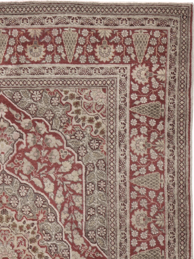 Antique Persian Tabriz Rug, No.14232 - Gss