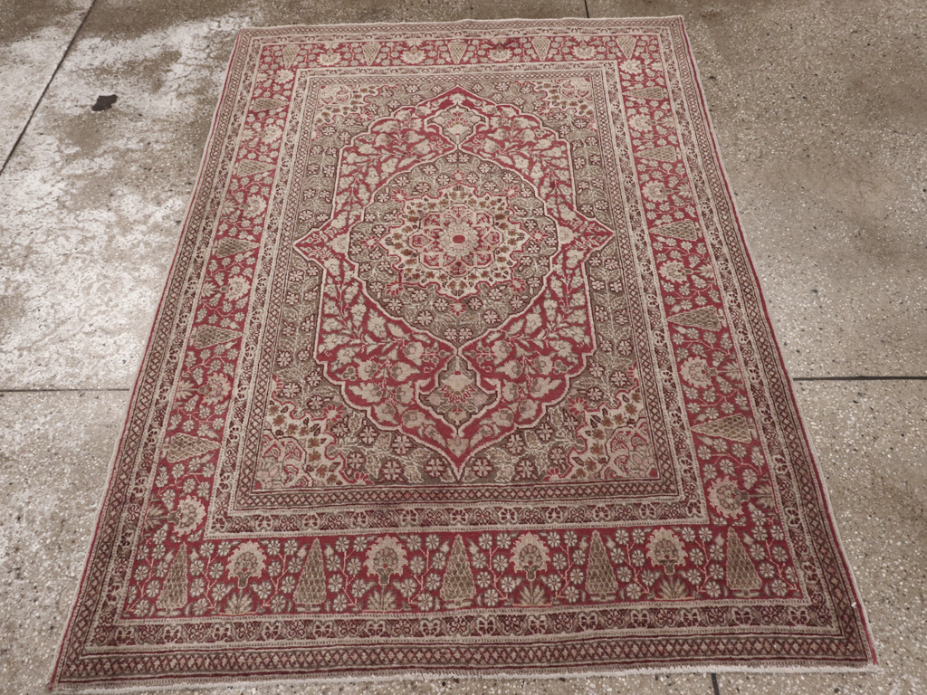 Antique Persian Tabriz Rug, No.14232 - Gss