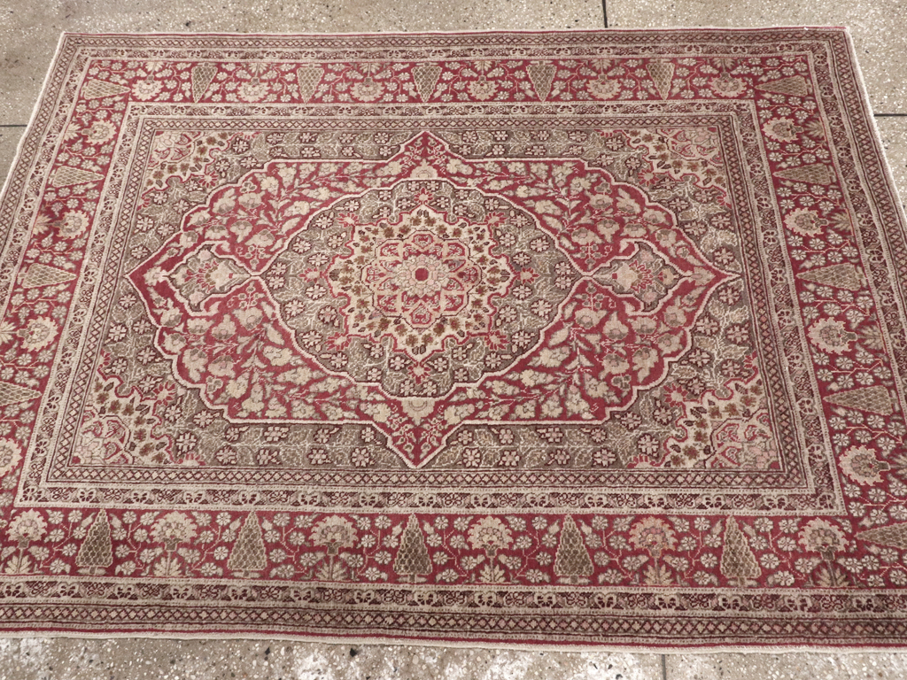 Antique Persian Tabriz Rug, No.14232 - Gss