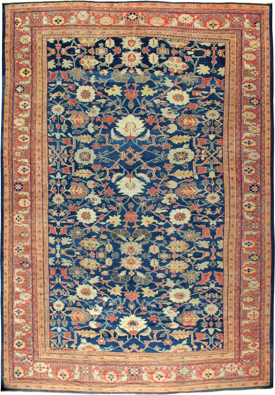 Antique Persian Sultanabad Carpet, No.14235 - Gss