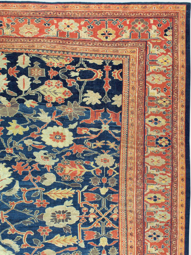 Antique Persian Sultanabad Carpet, No.14235 - Gss