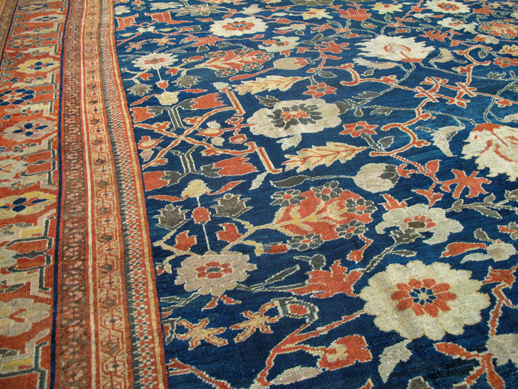 Antique Persian Sultanabad Carpet, No.14235 - Gss