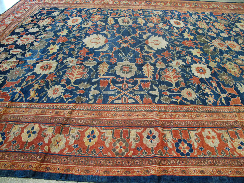 Antique Persian Sultanabad Carpet, No.14235 - Gss