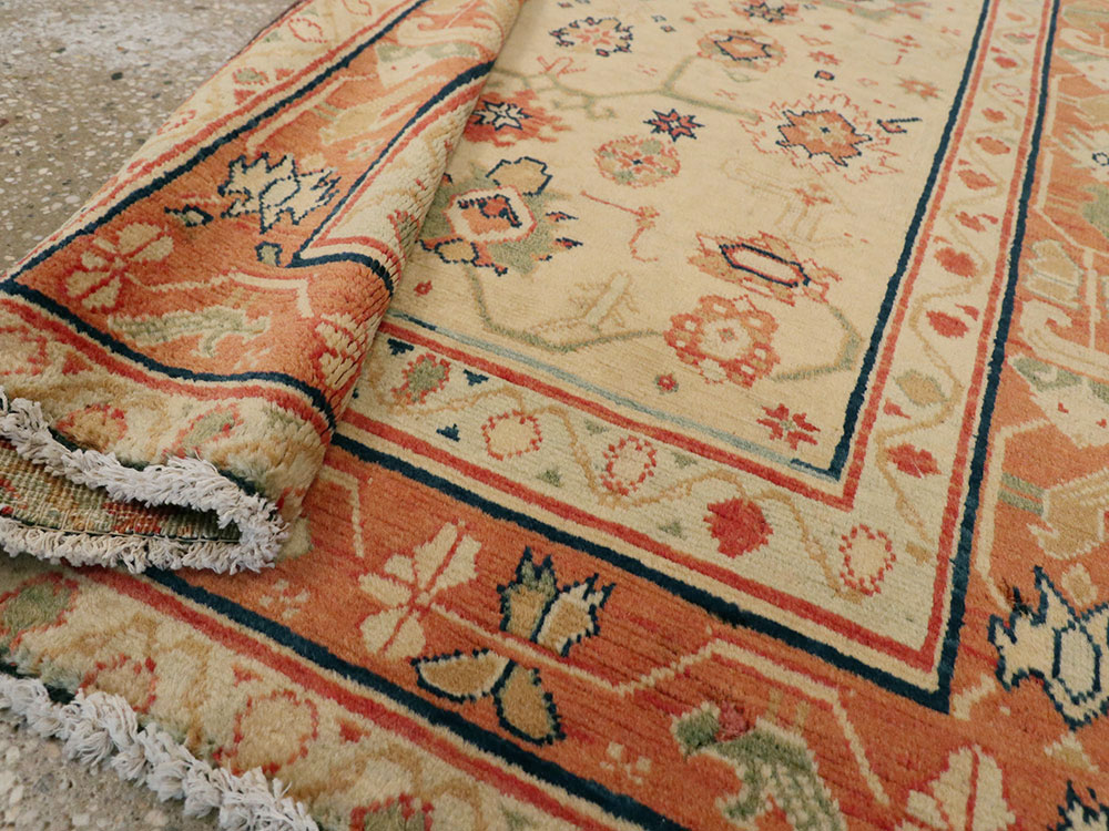 Antique Indian Lahore Rug, No.14241 - Gss