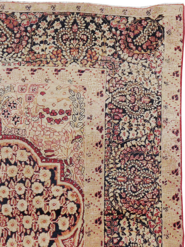 Antique Persian Lavar Kerman Rug, No.14258 - Gss