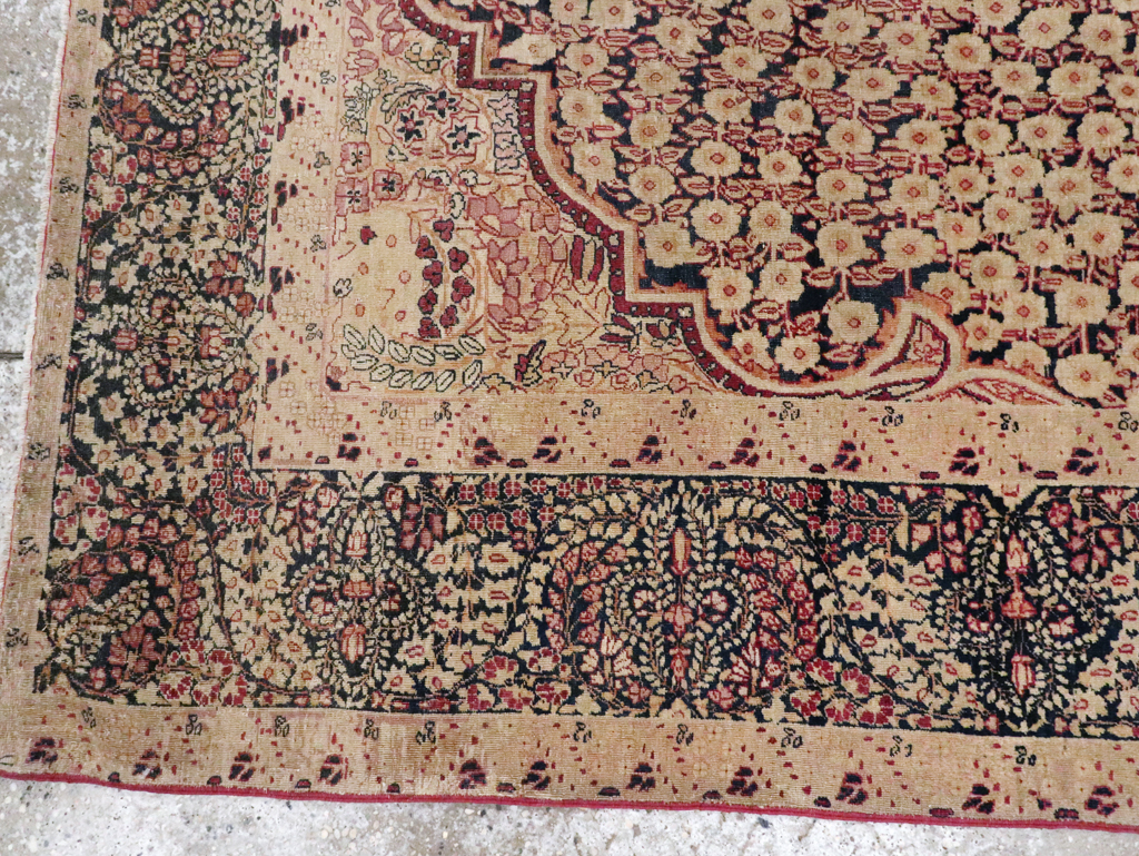 Antique Persian Lavar Kerman Rug, No.14258 - Gss