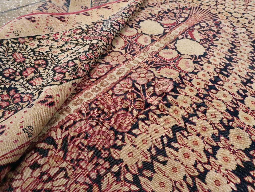 Antique Persian Lavar Kerman Rug, No.14258 - Gss