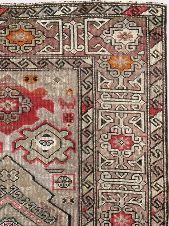 Antique  Caucasian Kazak Rug, No.14297 - Gss