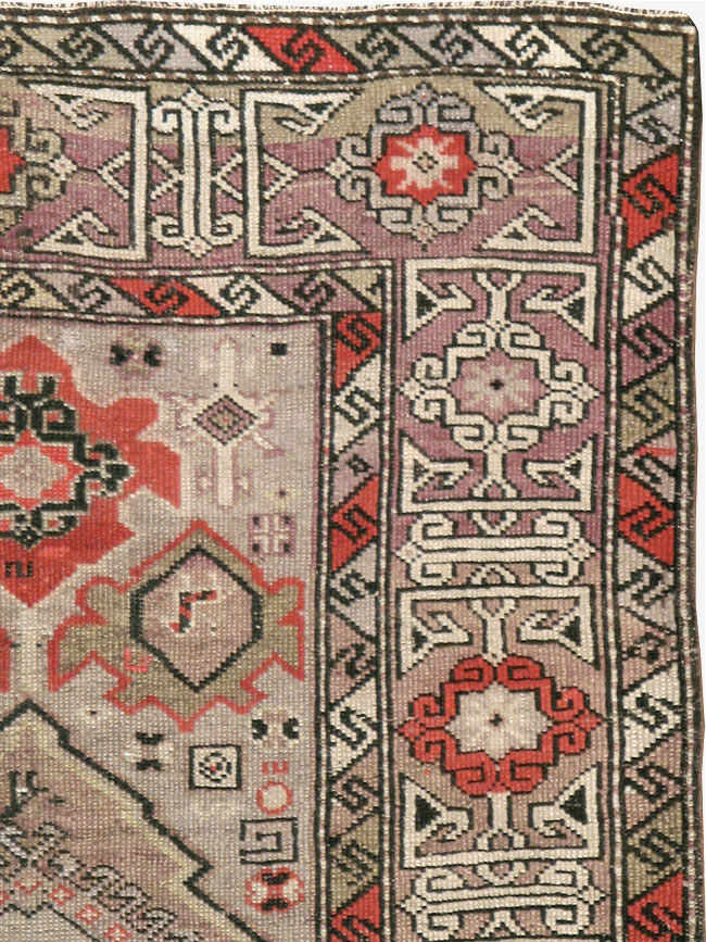 Antique  Caucasian Kazak Rug, No.14297 - Gss