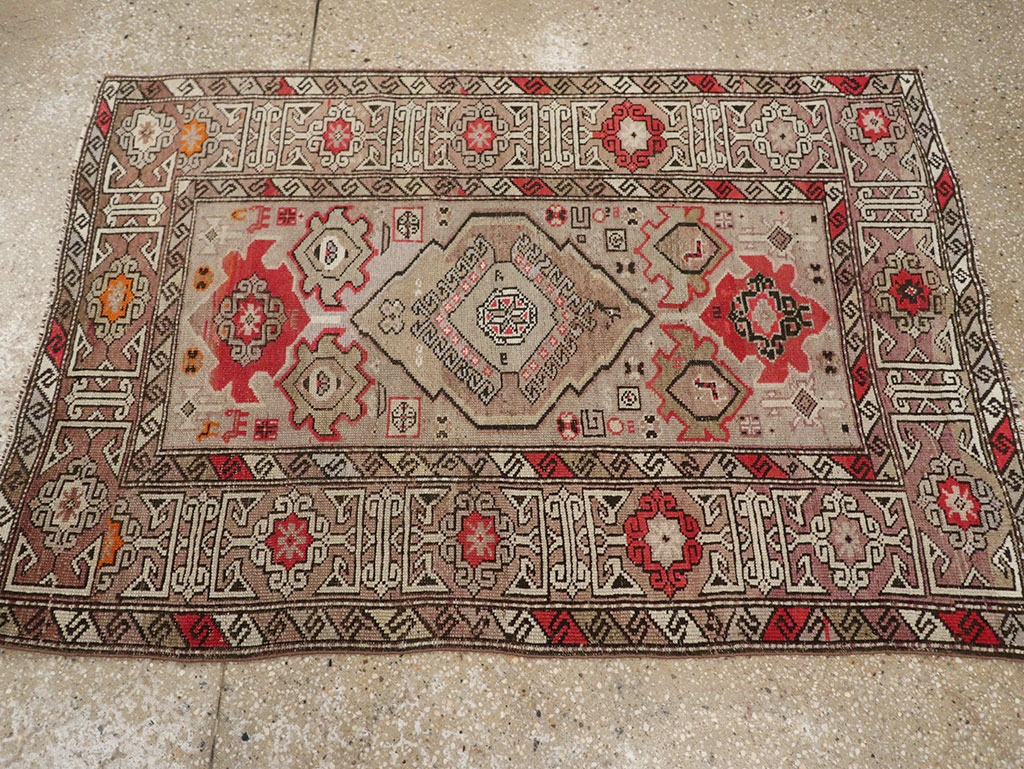 Antique  Caucasian Kazak Rug, No.14297 - Gss