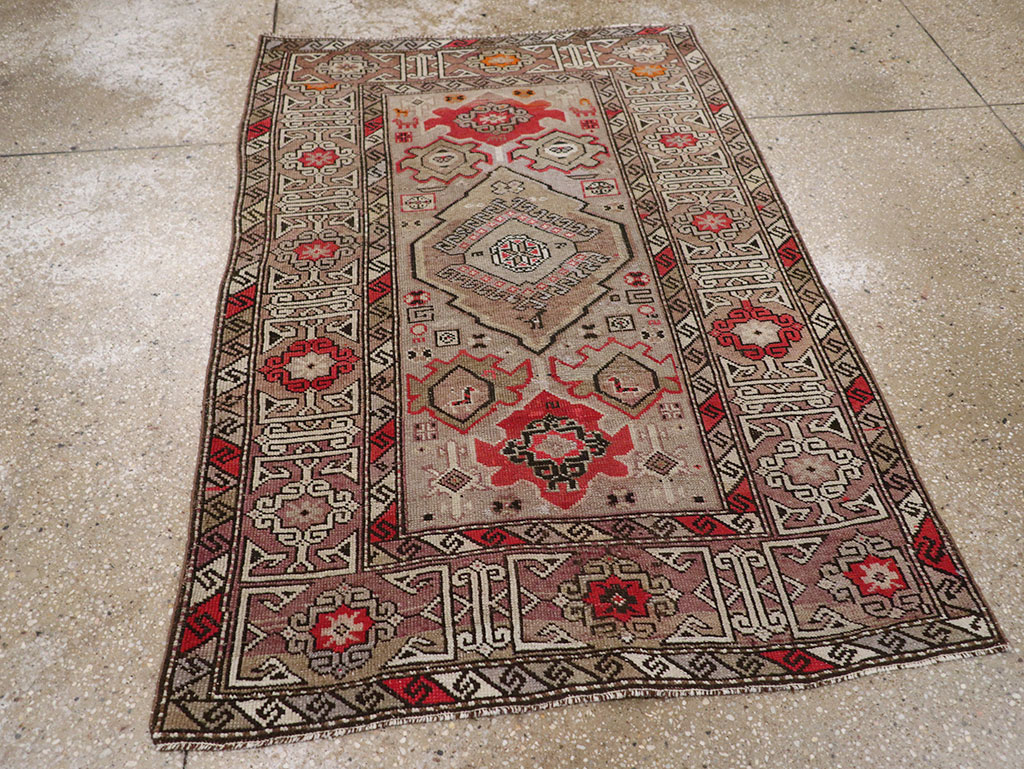 Antique  Caucasian Kazak Rug, No.14297 - Gss