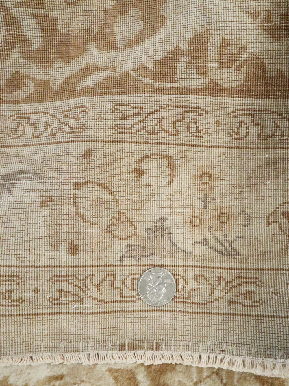 Vintage Persian Tabriz Square Carpet, No.14307 - Gss