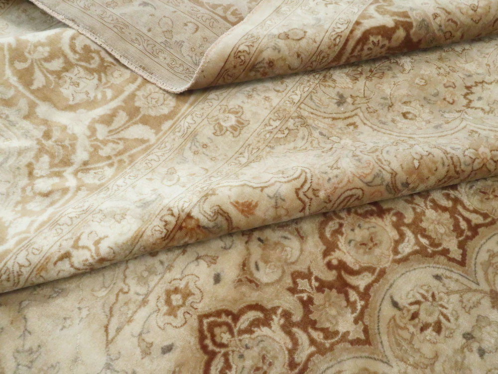 Vintage Persian Tabriz Square Carpet, No.14307 - Gss