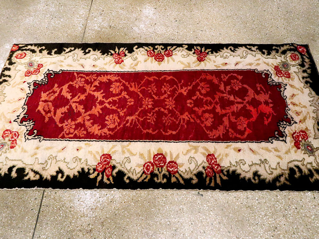 Antique Turkish Anatolian Rug, No.14328 - Gss