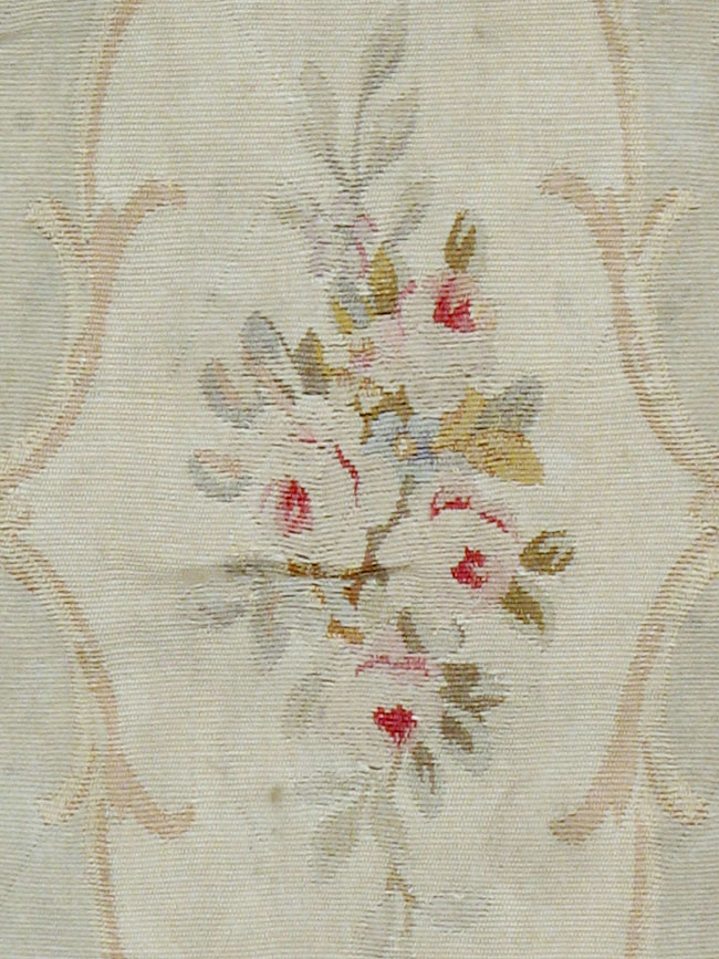 Antique French Aubusson Rug, No.14331 - Gss