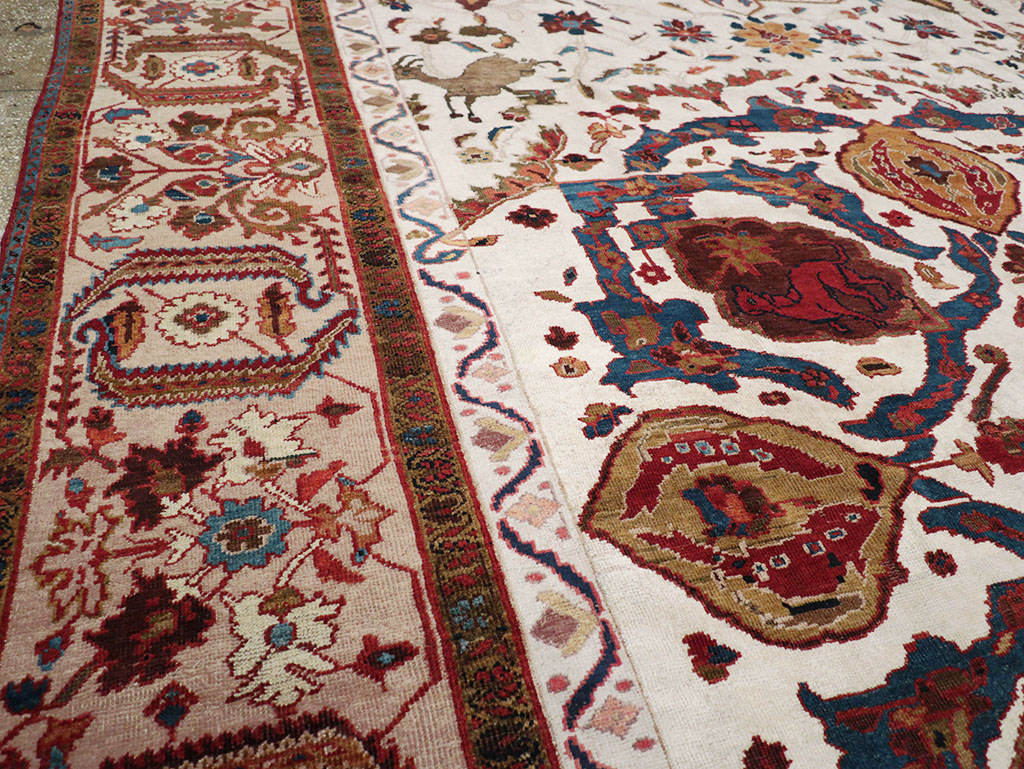 Antique Persian Sultanabad Large Room Size Carpet, No.14336 - Gss