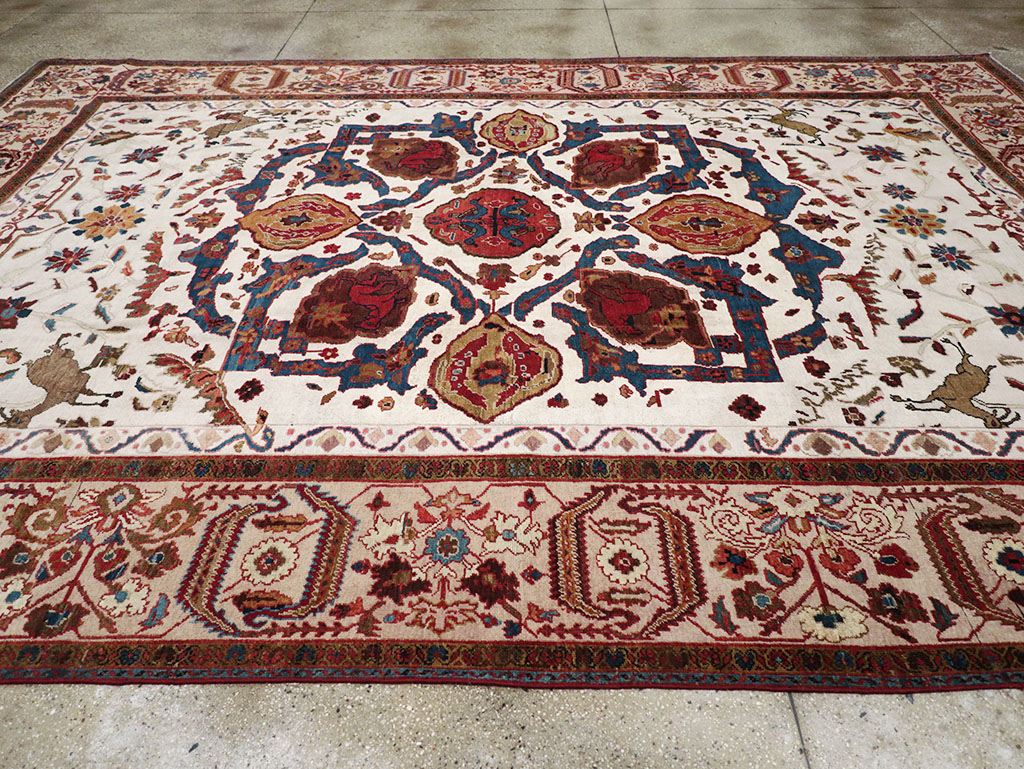 Antique Persian Sultanabad Large Room Size Carpet, No.14336 - Gss