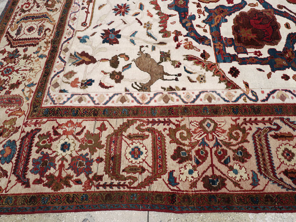 Antique Persian Sultanabad Large Room Size Carpet, No.14336 - Gss