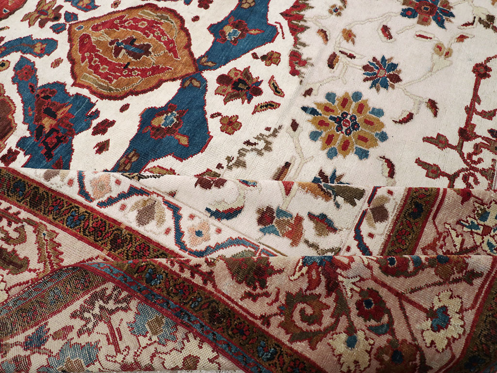 Antique Persian Sultanabad Large Room Size Carpet, No.14336 - Gss