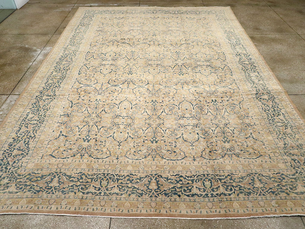 Antique Persian Tabriz Carpet, No.14385 - Gss