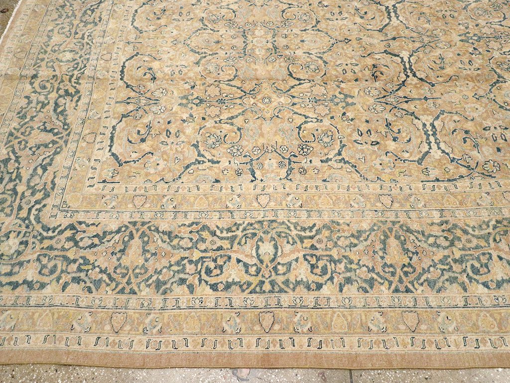 Antique Persian Tabriz Carpet, No.14385 - Gss