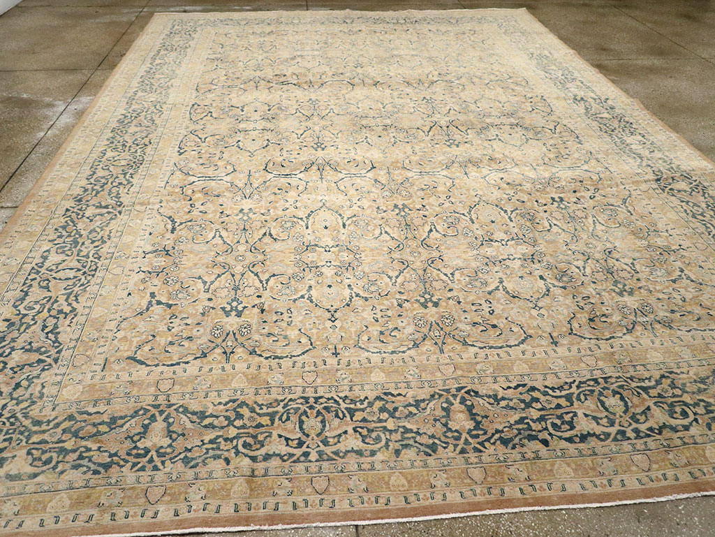 Antique Persian Tabriz Carpet, No.14385 - Gss