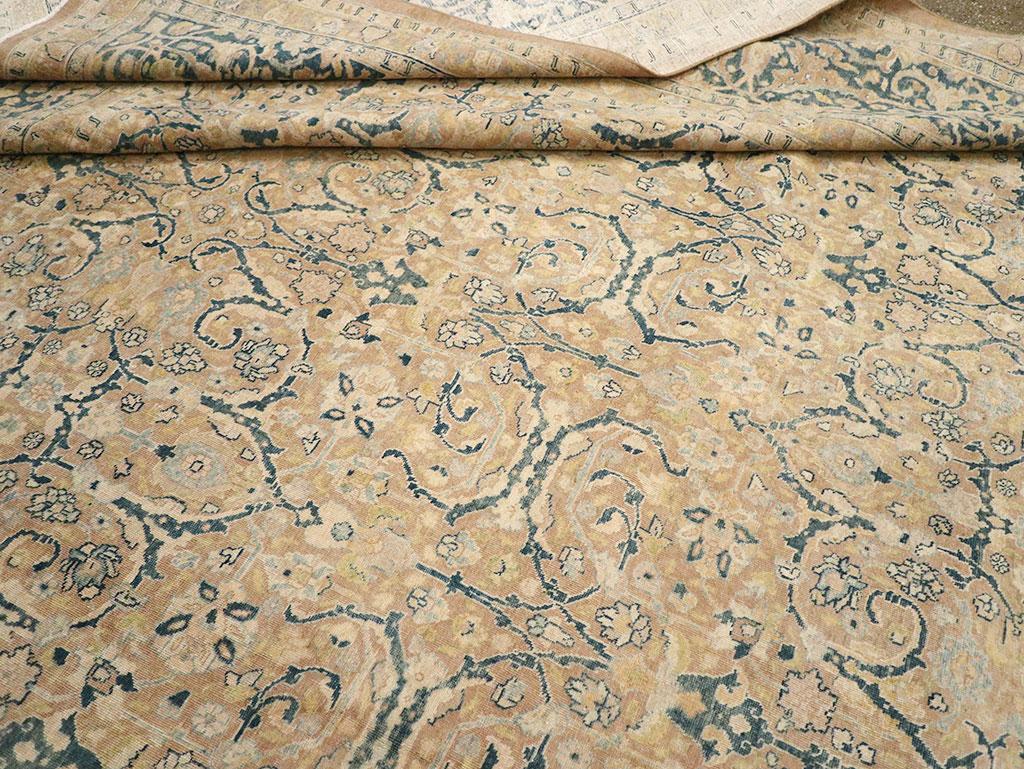 Antique Persian Tabriz Carpet, No.14385 - Gss