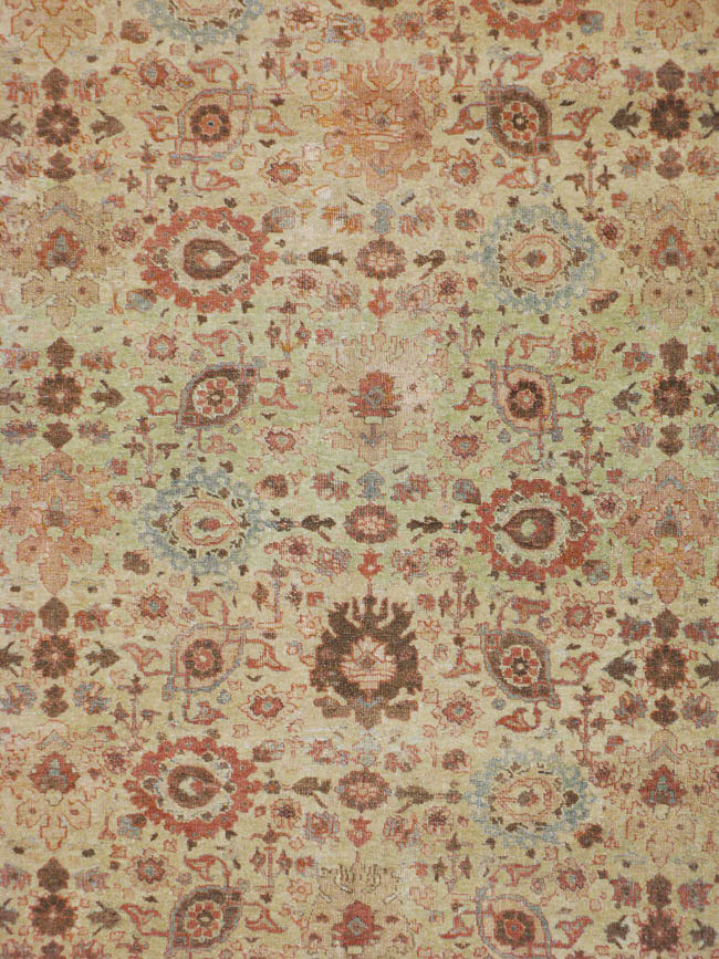 Antique Persian Tabriz Carpet, No.14391 - Gss