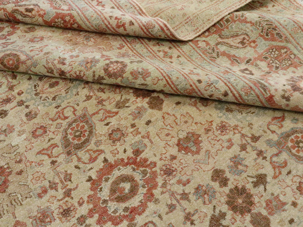 Antique Persian Tabriz Carpet, No.14391 - Gss