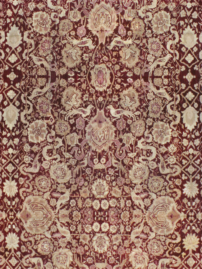 Antique Indian Agra Square Carpet, No.14425 - Gss