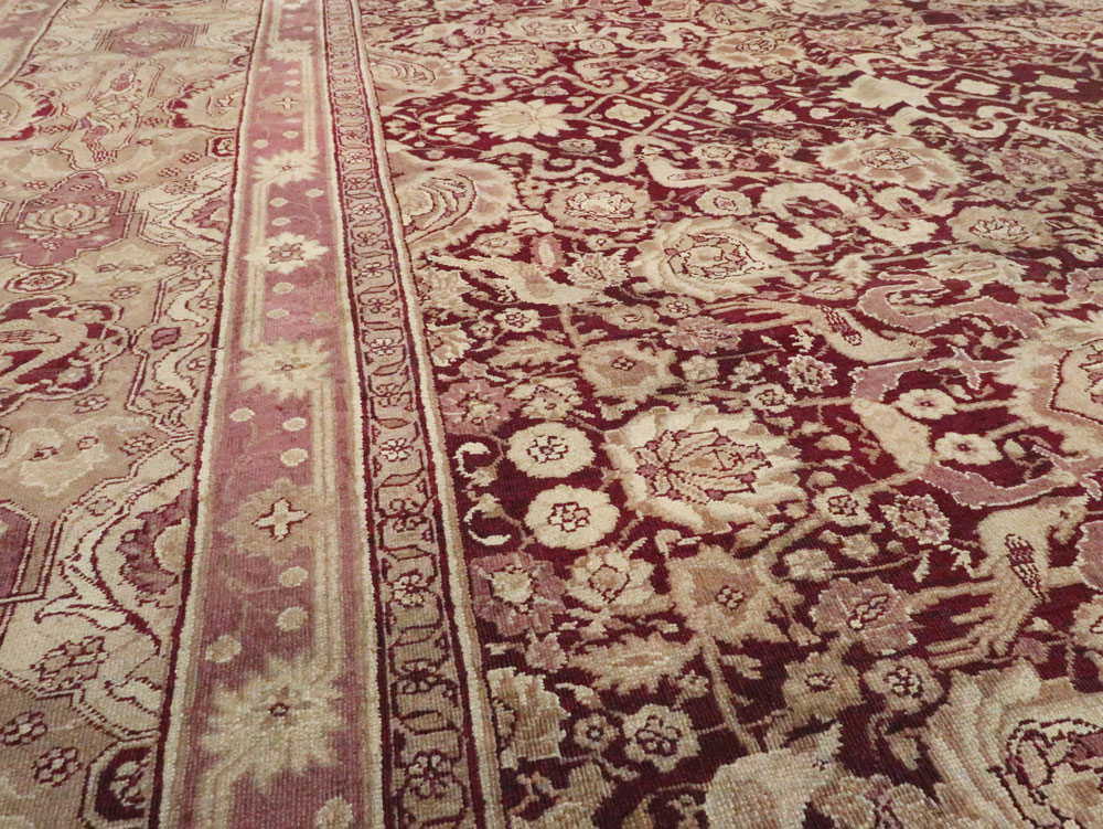 Antique Indian Agra Square Carpet, No.14425 - Gss