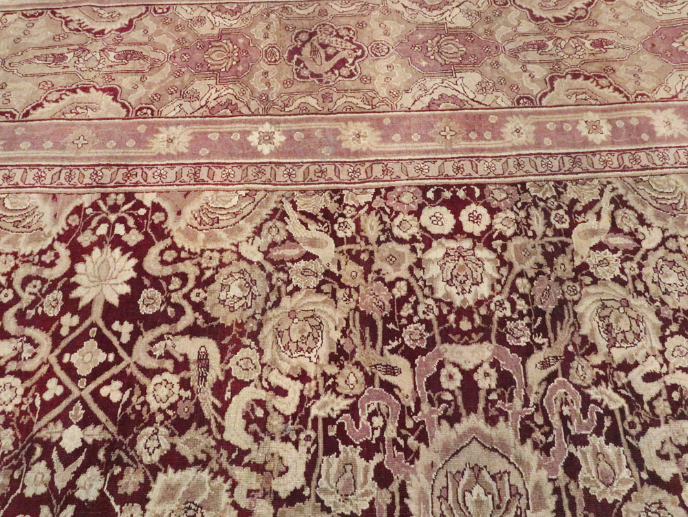 Antique Indian Agra Square Carpet, No.14425 - Gss