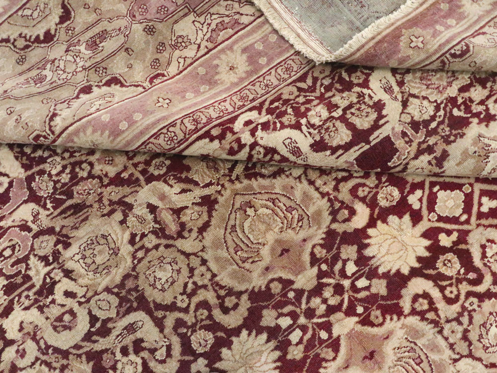 Antique Indian Agra Square Carpet, No.14425 - Gss