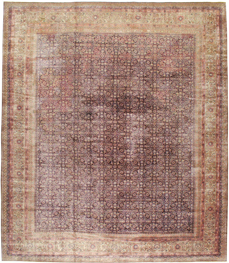 Vintage Indian Lahore Carpet, No.14426 - Gss