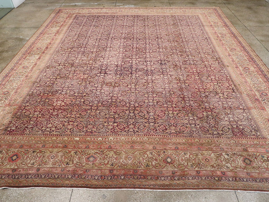 Vintage Indian Lahore Carpet, No.14426 - Gss