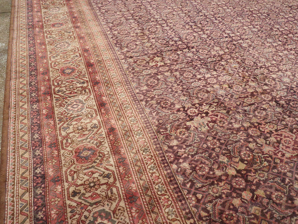 Vintage Indian Lahore Carpet, No.14426 - Gss