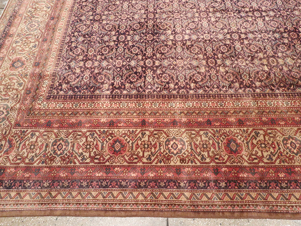 Vintage Indian Lahore Carpet, No.14426 - Gss