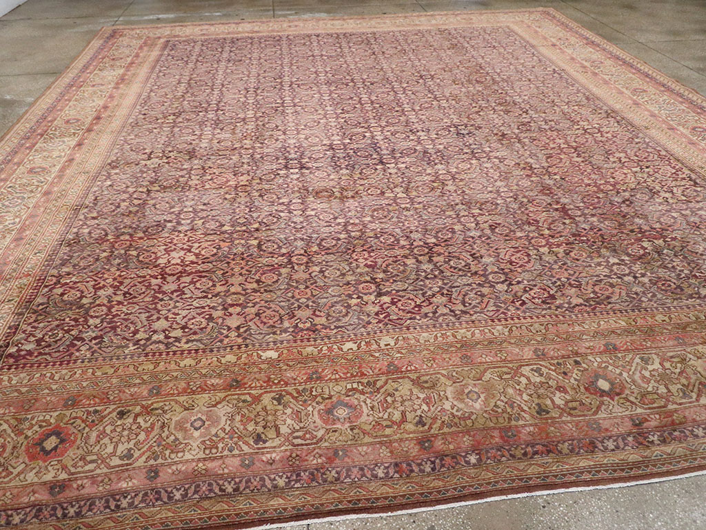 Vintage Indian Lahore Carpet, No.14426 - Gss