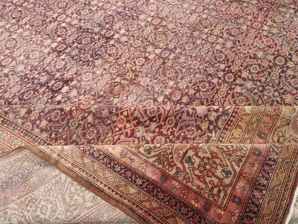 Vintage Indian Lahore Carpet, No.14426 - Gss
