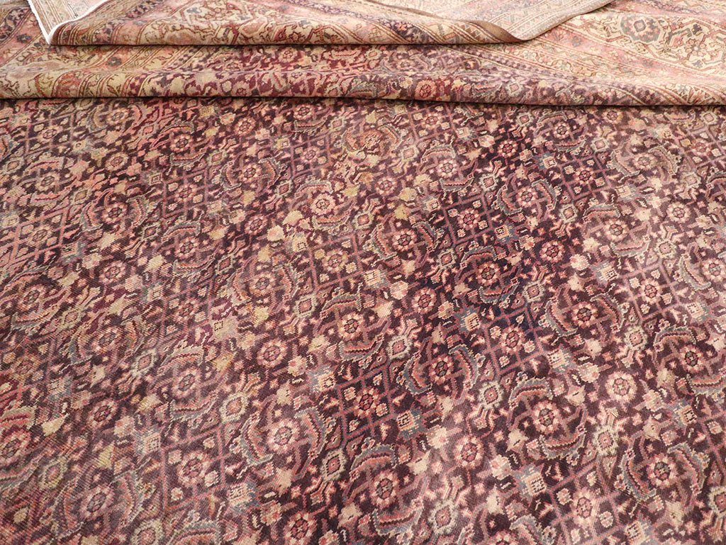 Vintage Indian Lahore Carpet, No.14426 - Gss